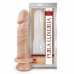PROTESE PENIANA 15X4CM SIMPLES - BEGE (PENIS DE SILICONE/CONSOLO)