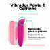 Vibrador Massageador Aveludado Ponto G Formato de Golfinho Ref.: 6178