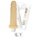 PR&Oacute;TESE PENIANA16X4CM COM VIBRO CYBER DILDO - BEGE