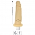 PR&Oacute;TESE PENIANA16X4CM COM VIBRO CYBER DILDO - BEGE