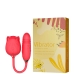 VIBRADOR DUPLO POTENTE VAI E VEM E SUGADOR ONDAS PRESS&Atilde;O RECARREG&Aacute;VEL ROSA RS-037