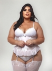 ESPARTILHO PLUS SIZE COMPLETO BRANCO TAM. 48,50,52,54 REF.:418