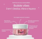GEL BUBBLE VIBES SENSORIAL COM ESFERAS AQUECE, VIBRA E LUBRIFICA 120G